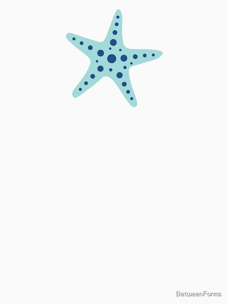 Light Blue Spotted Starfish by BetweenForms