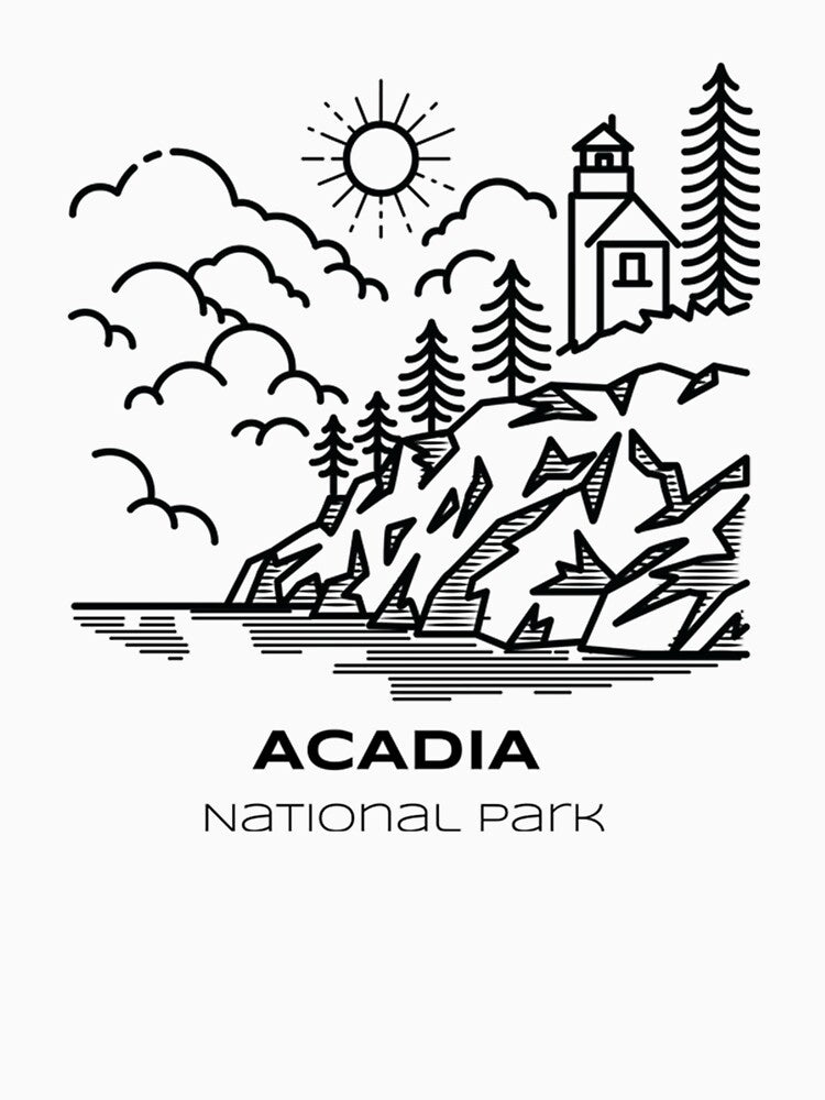 Vintage Acadia National Park Hike by Vlashilo