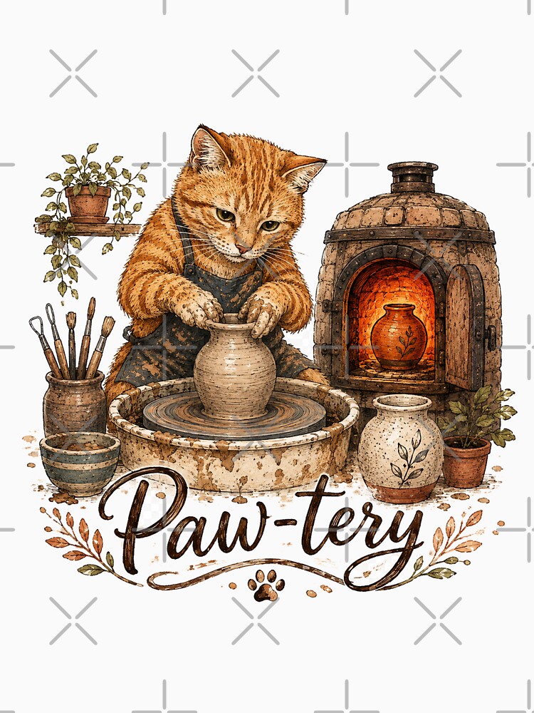 Kitty Pottery by FarzT