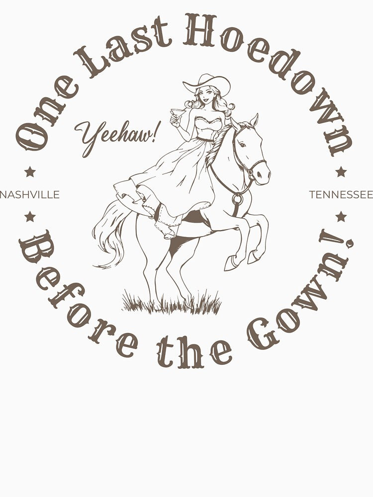 Nashville Bachelorette Party Design - Funny Cowgirl Bachelorette Party Shirt by Design Atlas