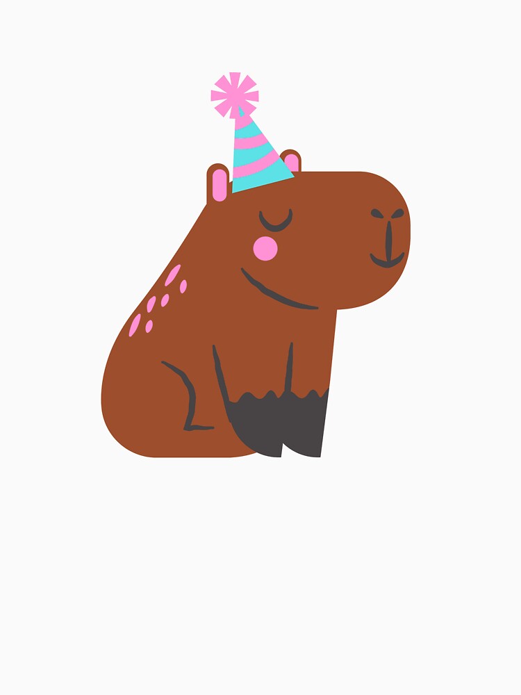 Capy Birthday! Cute Capybara Nature Fan Love Pun by ridnaledesigner