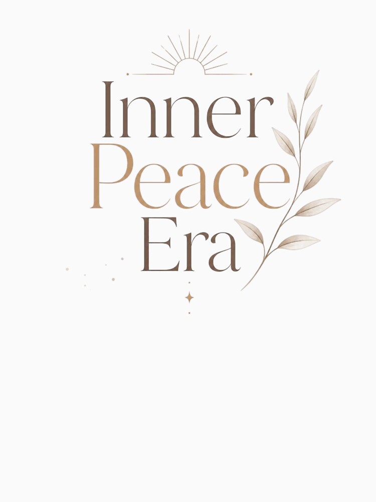 Inner Peace Era | Soft Life Minimalist Quote Design by Irene Catchmind