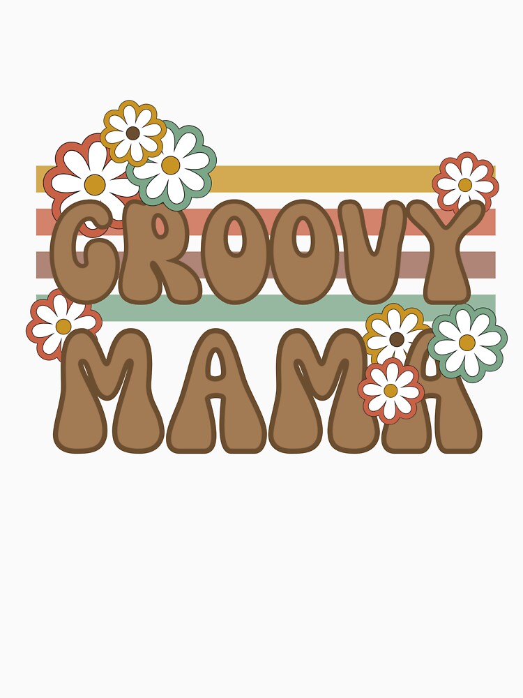 Groovy Mama Birthday Girls Party Matching Family by Sasikharn