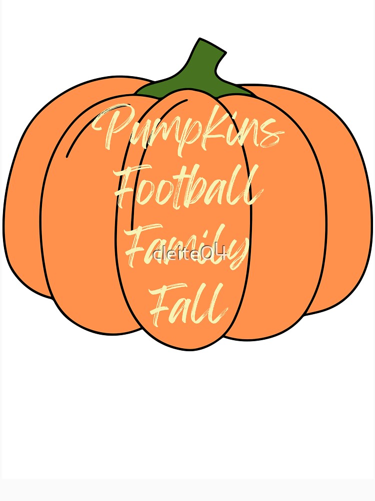 Pumpkins, football, family, fall design with pumpkin background by cleite04
