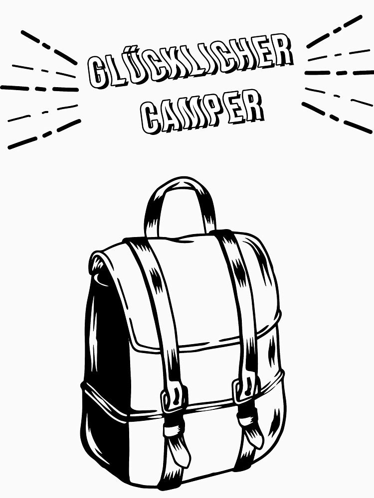 Happy camper | German hiking by Ainbowz-Artwork