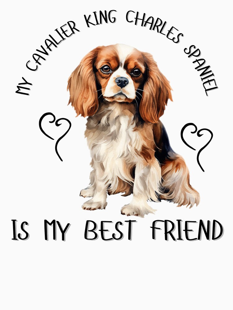 My Cavalier King Charles Spaniel Is My Best Friend by Viikis