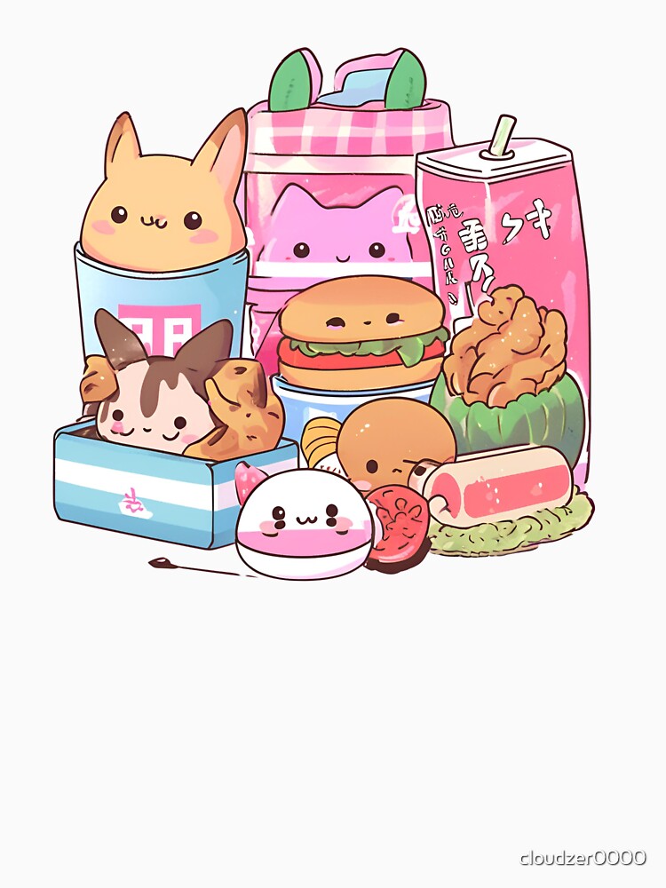 anime cute kawaii japanese food 2024 by cloudzer0000