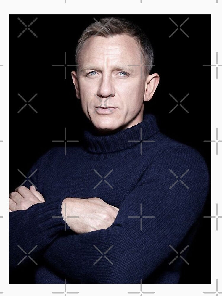 Women Men Daniel Craig Poster Retro Vintage by Caylabosco1805
