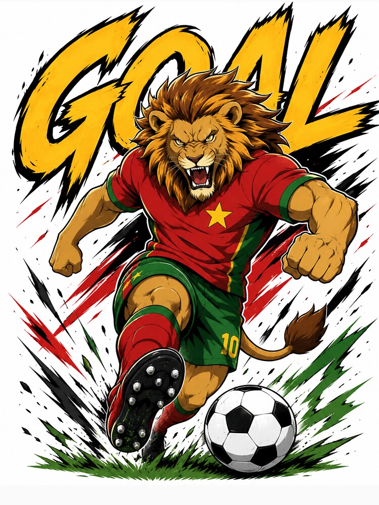 Lion Man Goal by Nefi-stickers