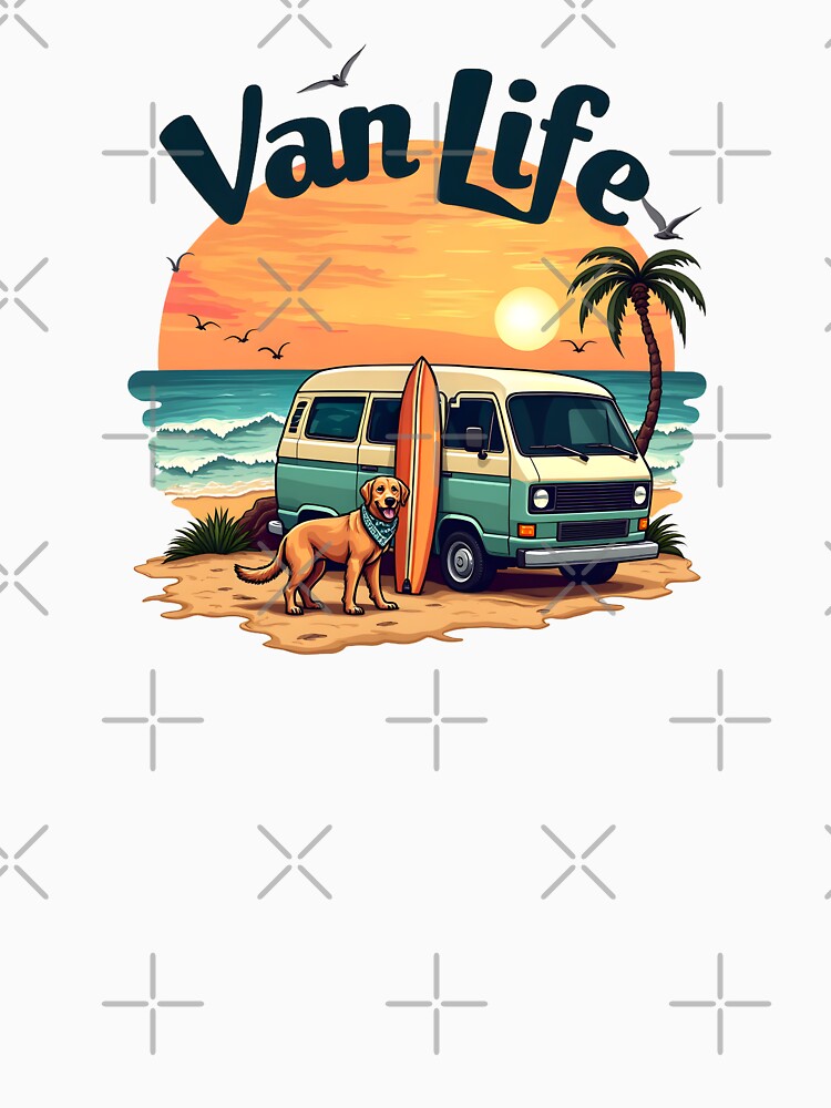 Van Life Adventure - Dog, Surf, Sunset, and Freedom by ImaginPictura