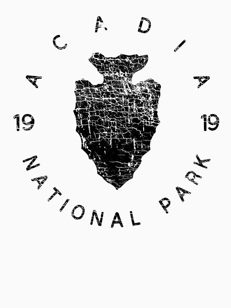 Acadia National Park USA Arrowhead Vintage by Valentingpni