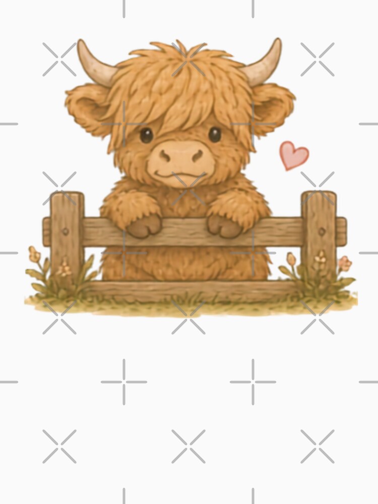 Hello There Highland Cow by MellowMunchkins