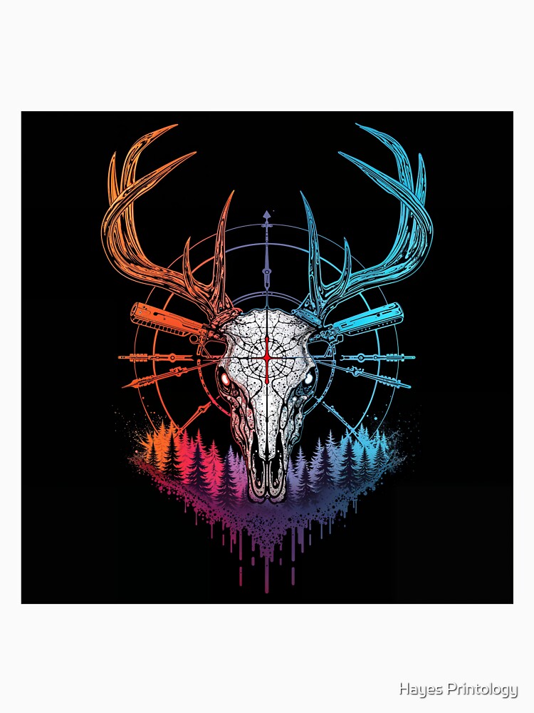 Stag Skull by Hayes Printology