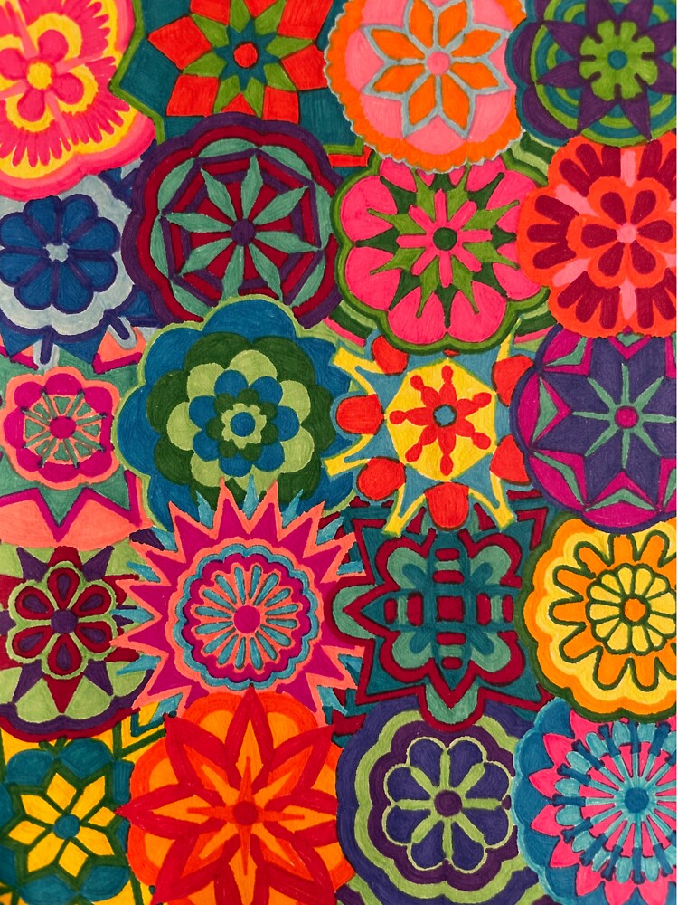Mandalas in color by SpicyHamsa1