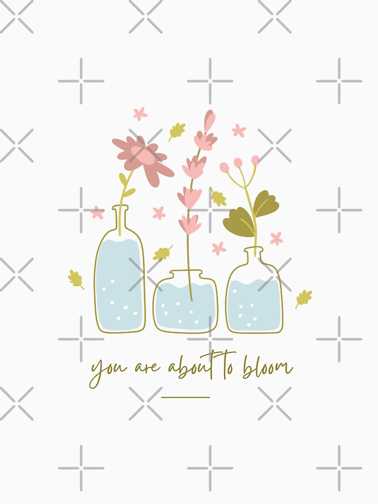 You are about to bloom Cute Plant Illustration by hNa-graphics