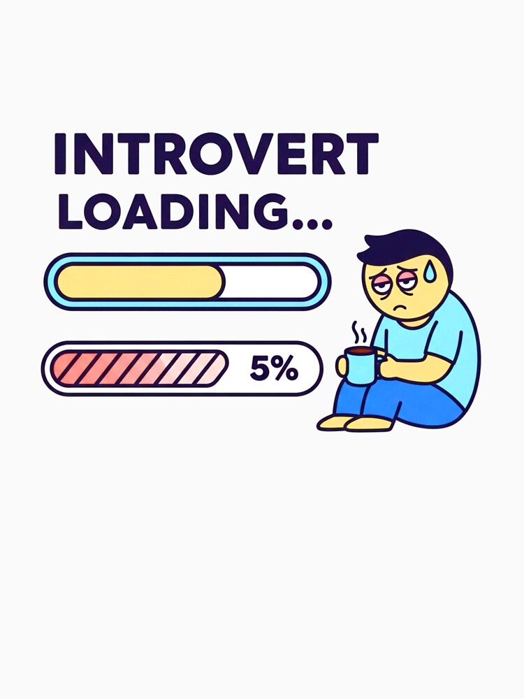 Introvert Loading – Social Battery Charging Quote by Polyverse