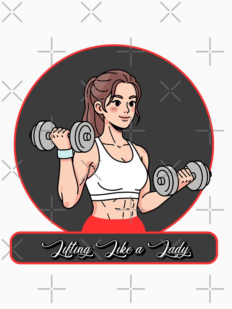 Girl in the Gym Legacy  ver 4| Vintage Fitness Workout Aesthetic | Gym Motivation Apparel by mndesignworx