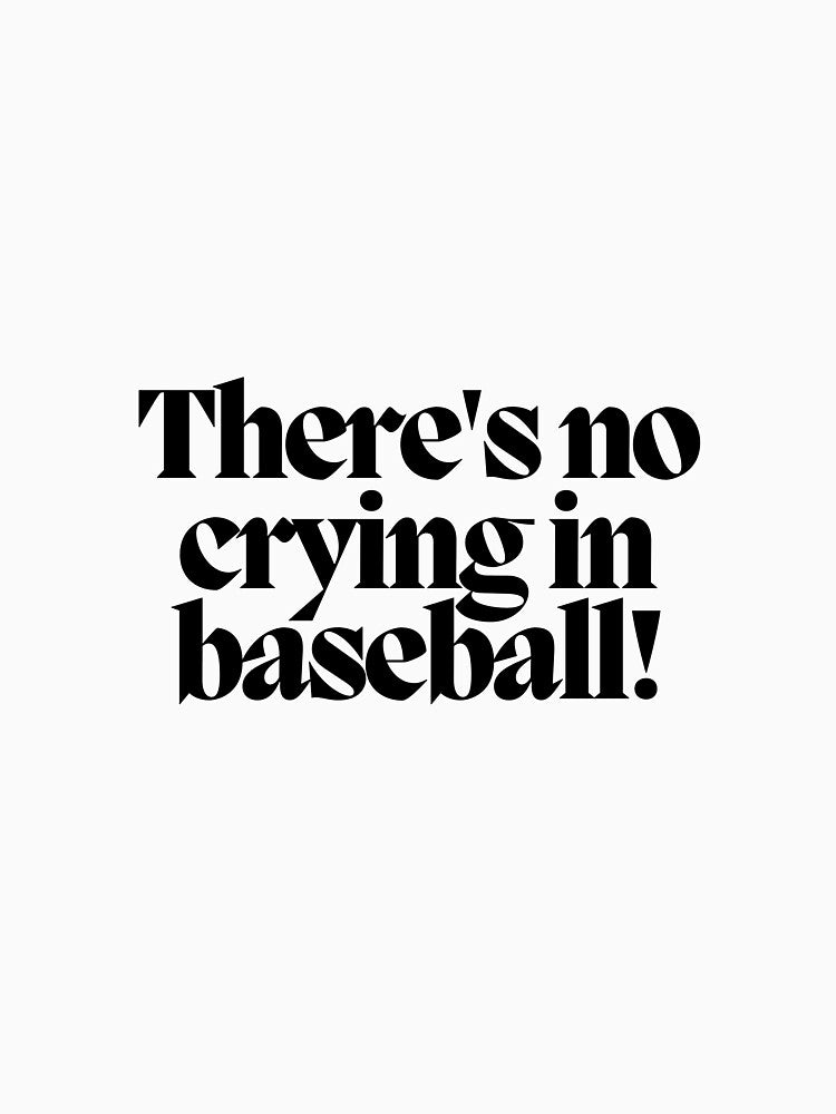 There's no crying in baseball! by CharmStudio