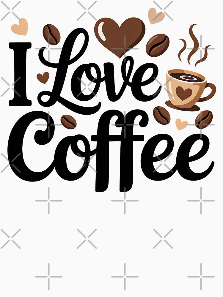 I Love Coffee, Coffee Lover by graphic-genie