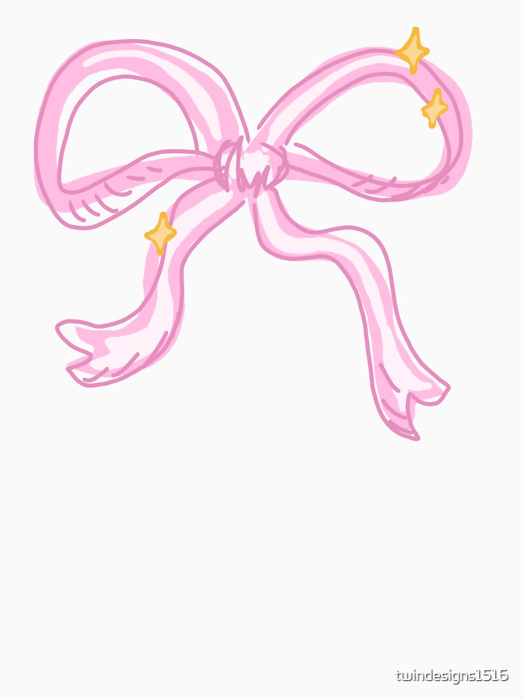 Pink Sparkly Bow by twindesigns1516