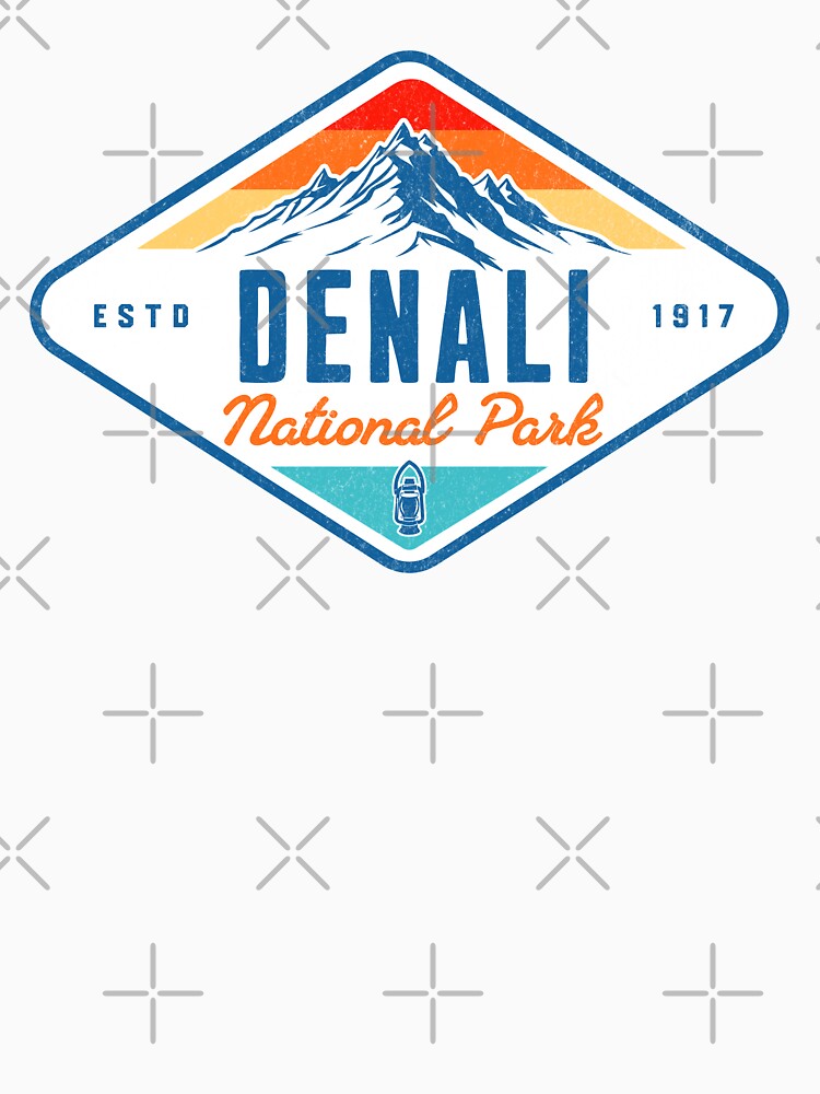 Denali National Park Vintage Mountains by Guarddogdrive