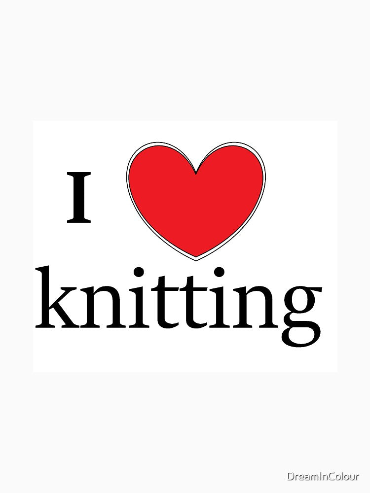 I love Knitting by DreamInColour