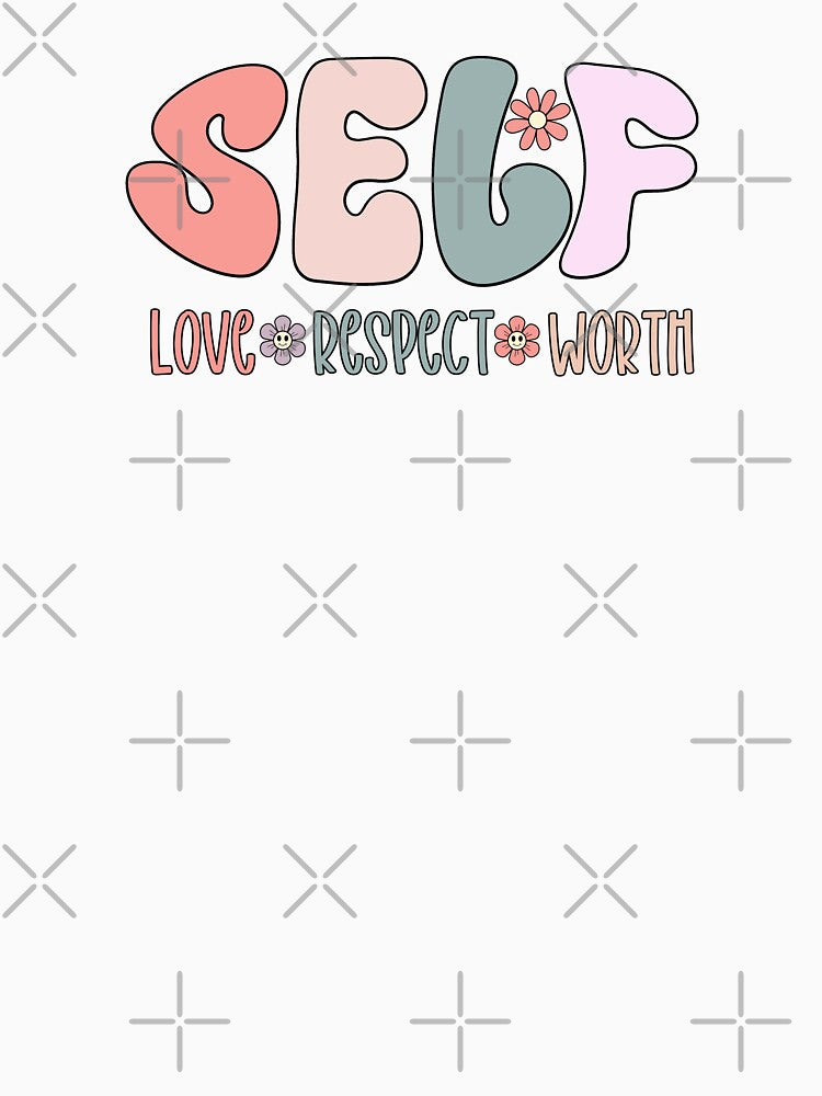 Retro Self Love Typography by HappyLifeCreate