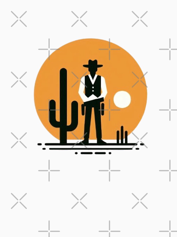 Desert Cowboy at Sunset by Frank-DigiArt