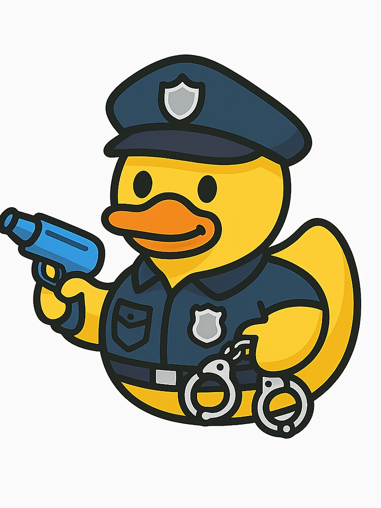 Police Duck – The guardian of order rubber duck version by Patolabs