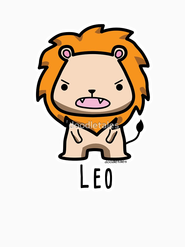 Leo zodiac teddy bear T-shirt by doodletales