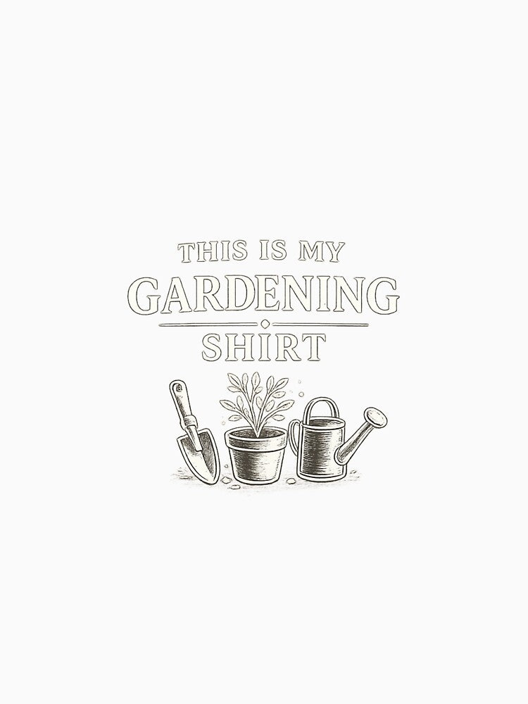 This Is My Gardening Shirt – Minimalist Gardener Design by EK-Studio