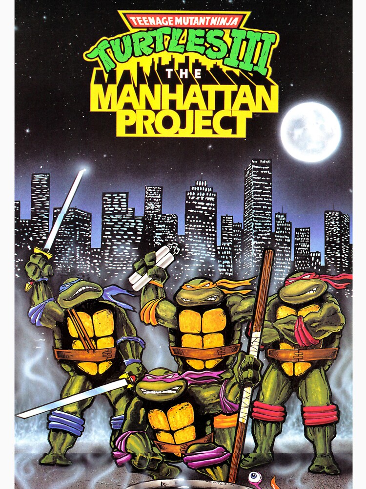 Teenage Ninja Mutant Turtles III game poster by colliophoto
