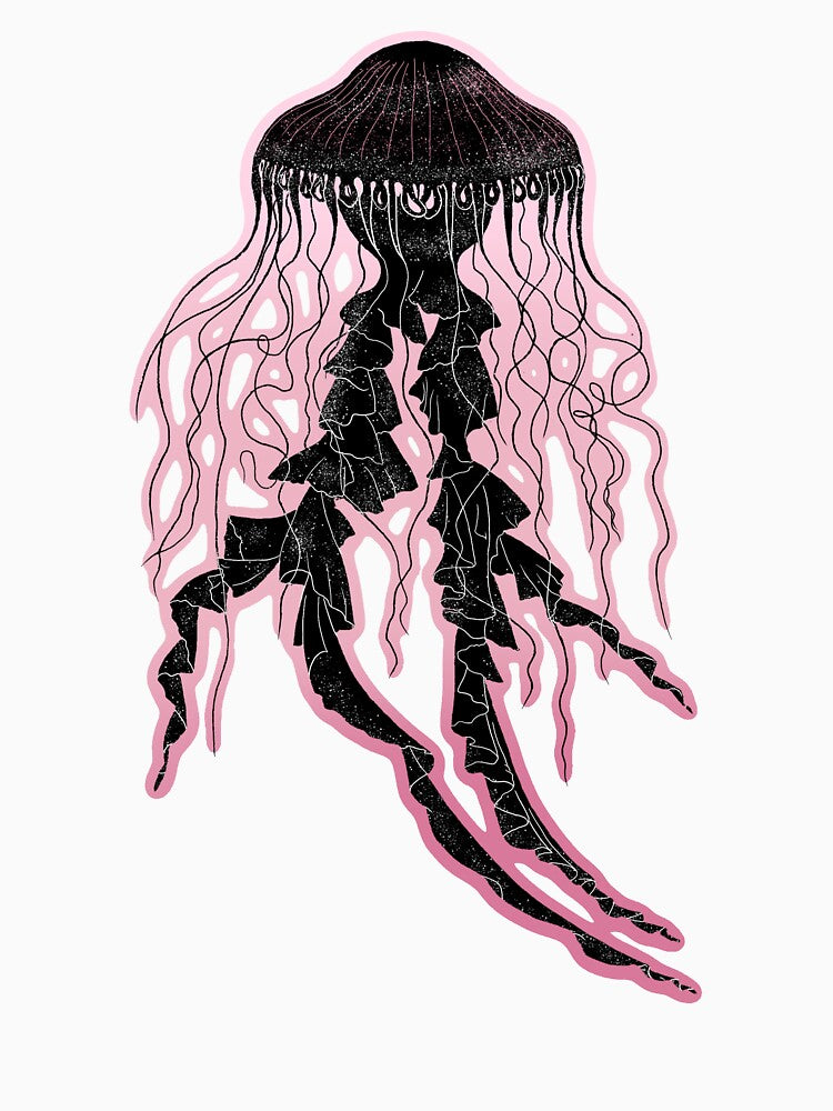 Jellyfish (pink) by Autumn Dillabough