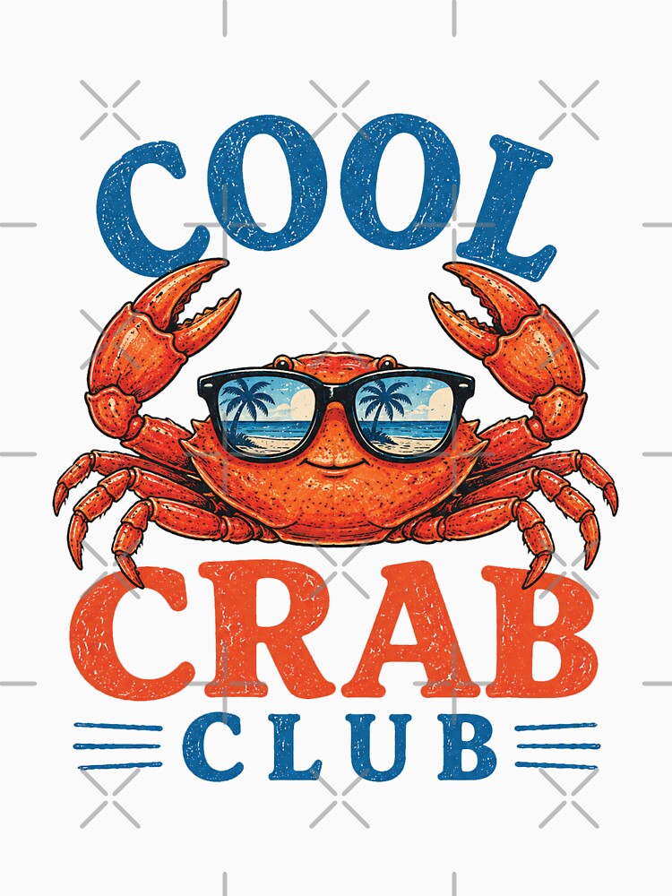 Cool Crab Club by MAPDDesigns