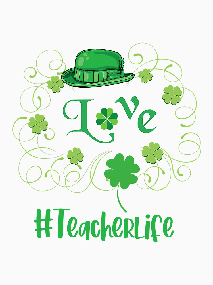 Love Teacher Life Gnome Saint Patricks by linhchau98