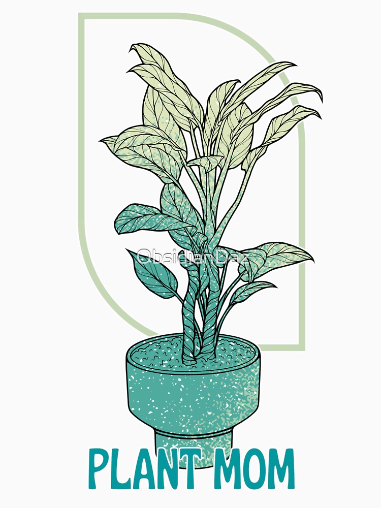 Plant Mom (Teal) by ObsidianDaz