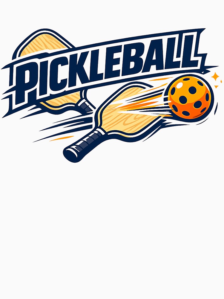 Dynamic Pickleball Illustration – Paddle and Ball Action – Pickleball Player Gift – Sport Fan Design by Pickleball-Gift