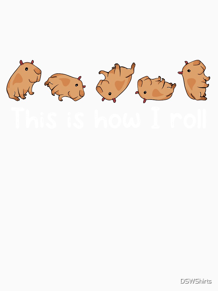 Capybara Gift Kids This Is How I Roll Capybara by DSWShirts