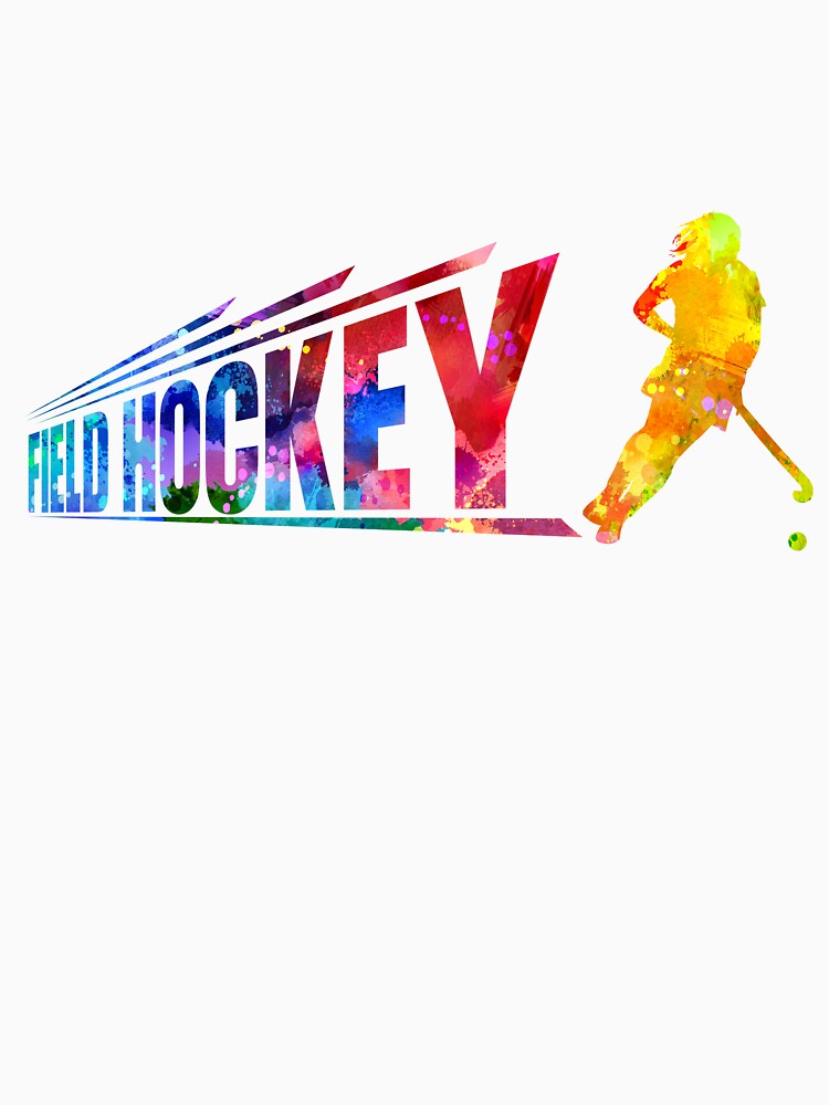 Field Hockey Bigger watercolor by Kaylee-Rachael