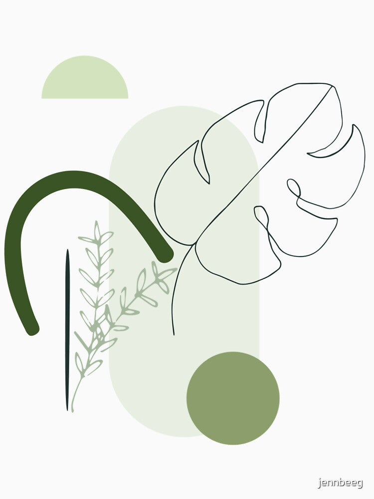 Plant Print by jennbeeg