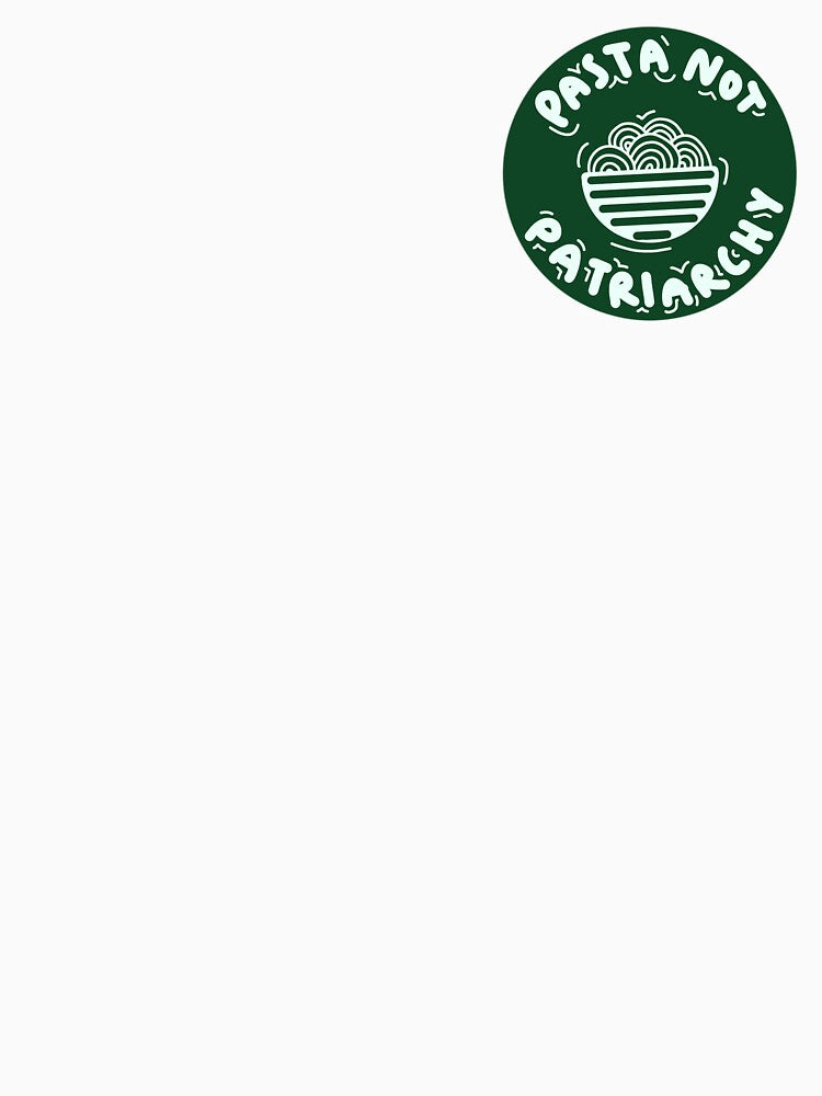Pasta not patriarchy green logo by Rohza-Doodles
