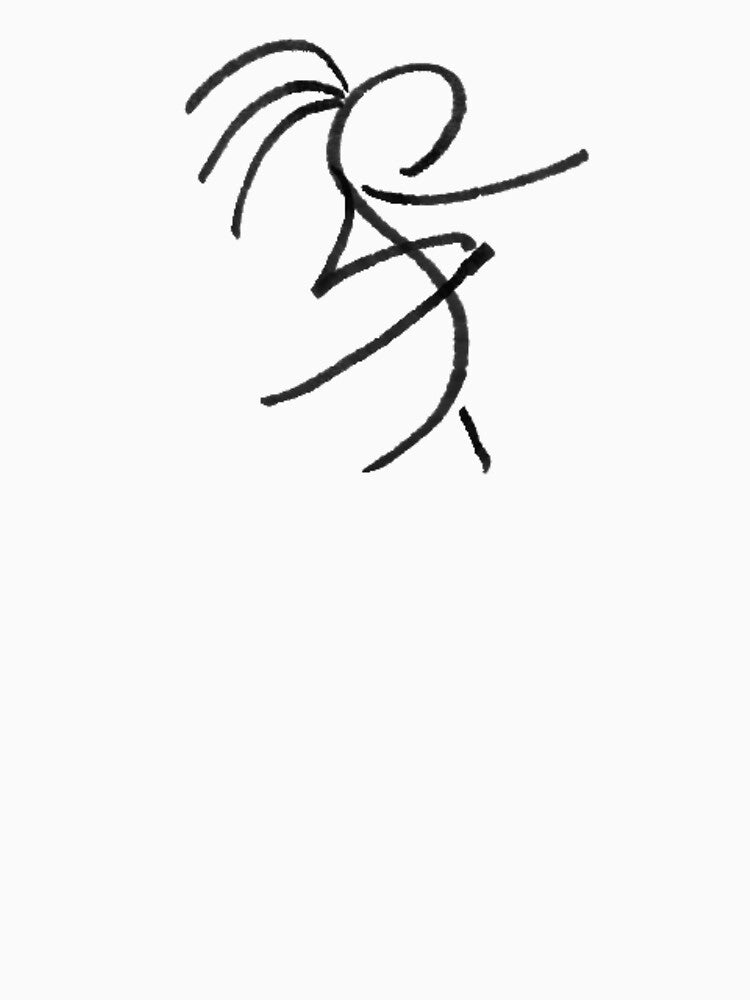Samurai - minimalist ink art by navym