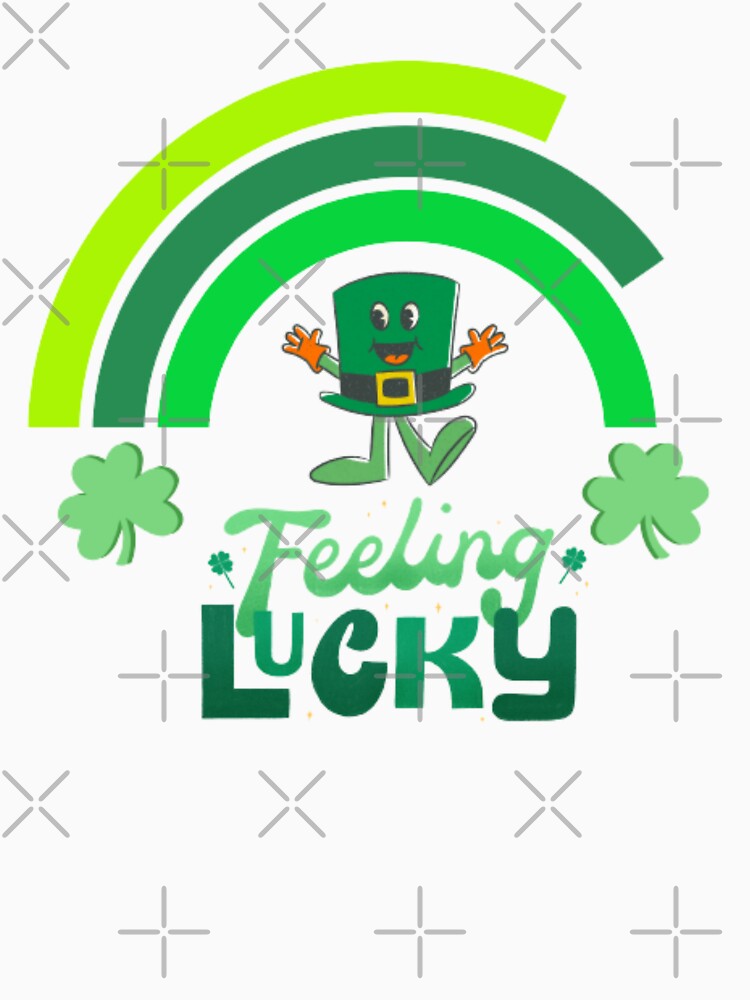 Feeling Lucky  Green Shamrock, Happy St Patrick's Day by DeeCeeFashion