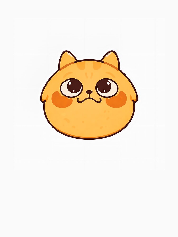 Funny cat sticker by IRONFRAME
