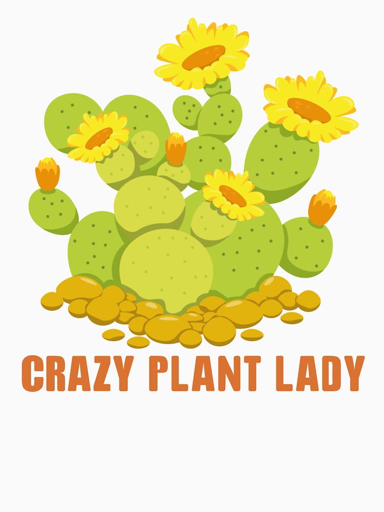 Crazy plant lady Cute Cactus flowers by Art-of-Rory