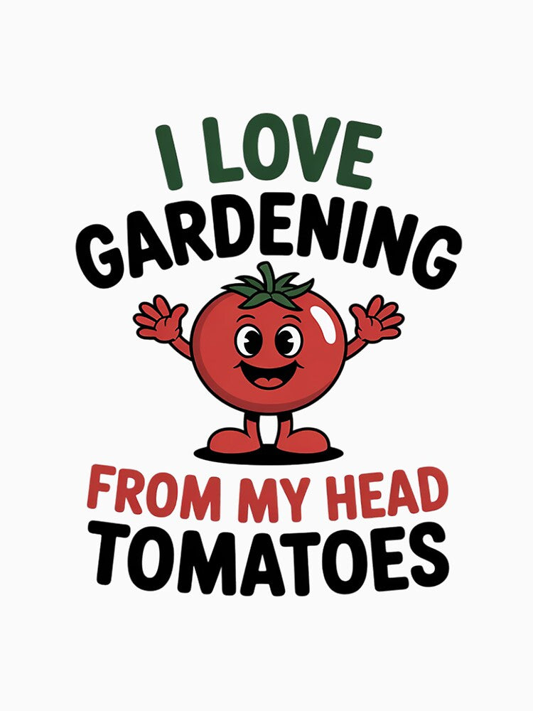 Gardener I Love Gardening From My Head Tomatoes by Minoloinan
