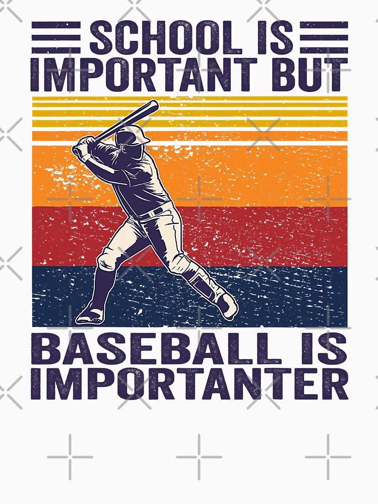School Is Important But Baseball Is Importanter Baseball School by MichelSorour