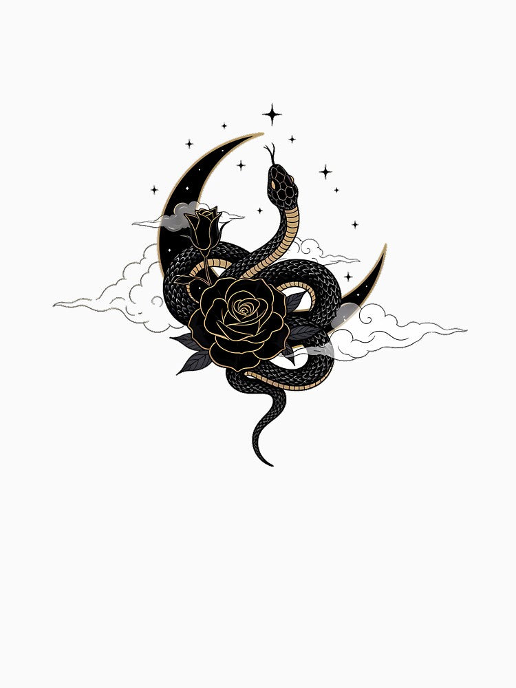 Celestial Serpent Rose Gift by IllumeInk