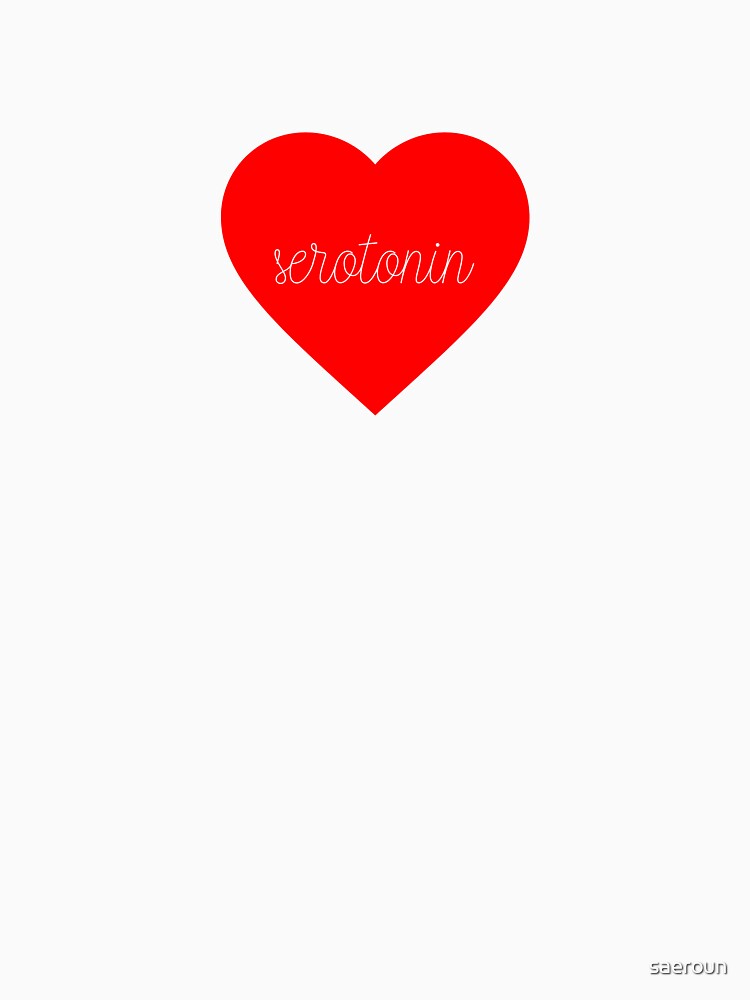 I Heart Seretonin Print (Red) by saeroun