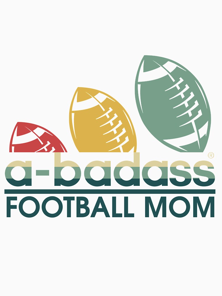 a-badass Football mom vintage by jentochicken